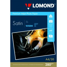 Фотобумага Lomond Satin Warm A4 280 г/кв.м 20 л. (1104201)