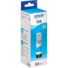 Контейнер Epson 106 с голубыми чернилами 70 мл. (C13T00R240)