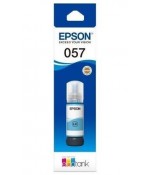 Контейнер с чернилами Epson 057 светло голубой EcoTank Ink Light Cyan (C13T09D598), 70мл. 