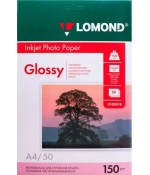 Фотобумага Lomond Глянцевая A4 150 г/кв.м. 50 листов (0102018)