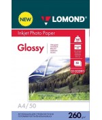 Фотобумага Lomond глянцевая 2*260г,50л,А4 (0102091)