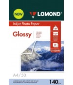Фотобумага Lomond гл/глянцевая 2*140г,50л,А4 (0102095)