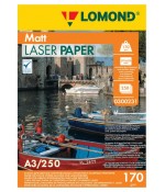 Бумага Lomond матовая 2х170г,250л, А3, для лазерн. принт. (0300231)