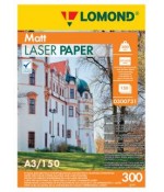 Бумага Lomond матовая 2х300г,150л, А3, для лазерн. принт. (0300731)