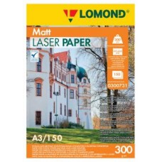 Бумага Lomond матовая 2х300г,150л, А3, для лазерн. принт. (0300731)
