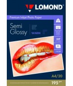 Бумага Lomond полуглянцевая 1х195г,20л,А4,Warm(1101307)