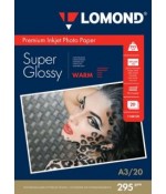 Бумага Lomond суперглянцевая 1х295г,20л,А3, Warm (1108102)