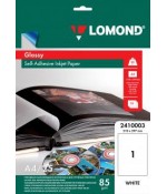 Lomond Самоклеющаяся глянц. А4 85 г/кв.м. 25 листов (2410003)