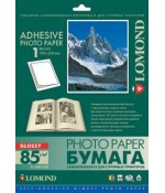Фотобумага Lomond адр. накл глянцевая 1-дел. 18х24, 85гр,25л,А4 струйн (2412013)