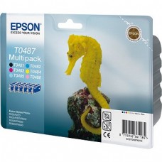 Картридж для принтера Epson EPT04874010 (C13T04874010) (Набор 6шт х 13мл.)