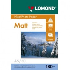 Фотобумага Lomond мат 1*180г,50л,А5 (210х148мм) (0102068)