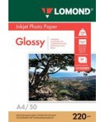 Фотобумага Lomond глянцевая 2*220г,50л,А4 (0102089)
