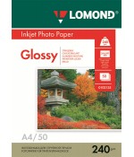 Фотобумага Lomond глянцевая 1 стор. A4 240 г/кв.м. 50 листов (0102135)