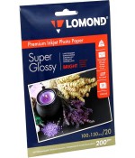 Фотобумага Lomond c/глянцевая 1*200г, 20л, 10х15 (1101113)