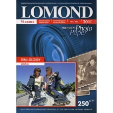 Фотобумага Lomond п/глянецевая 1*250г,20л,10х15см (1103305)