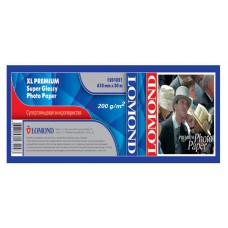 Рулонная фотобумага Lomond XL Premium Super Glossy Photo Paper, ролик 610мм*50,8 мм, 200 г/м2, 30м (1201021)