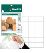 Lomond самоклеящаяся A4, 18 шт. (66.7 x 46 мм), 70 г/м2 (2100135)